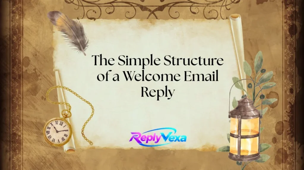 The Simple Structure of a Welcome Email Reply